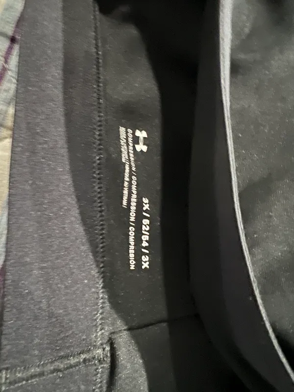 Under Armour Black Racerback Sports Bra, Sz 3X - Image 3