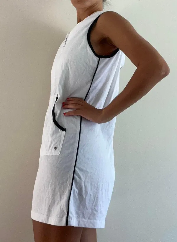 Jantzen White Terrycloth Dress - Image 2