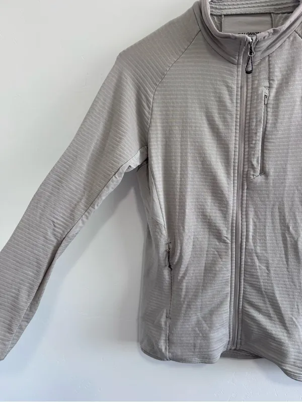 Salomon Sntial Lightwarm Full-Zip Jacket - Women's Grey XS - Image 4