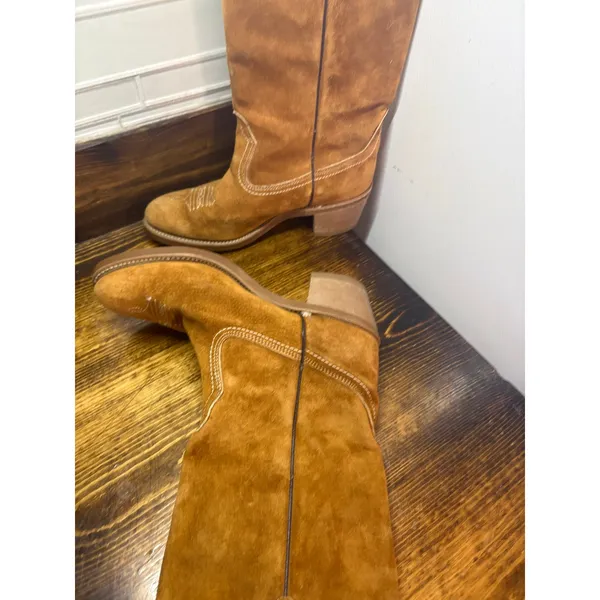 Wolverine Brown Cowgirl‎ Boots Size 6.5 - Image 6