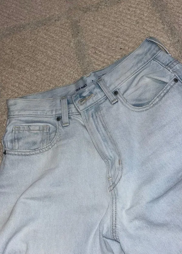 Old Navy High Rise Baggy Wide Leg Jeans - Image 3