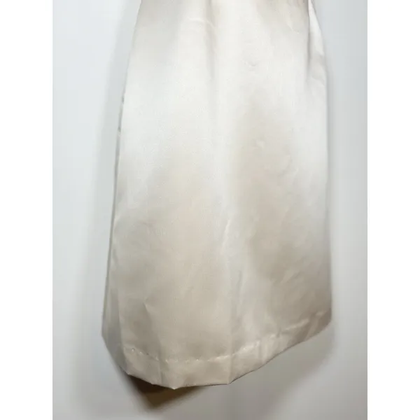 NEW White House Black Market Ivory and Black Strapless Fitted Dress Size 6 - Image 3