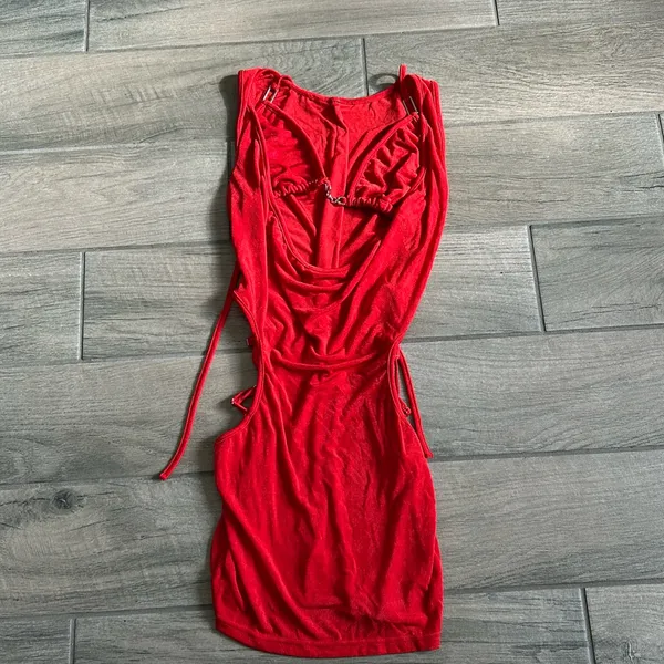 Red mini dress - Image 2