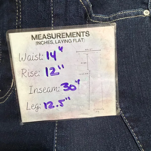 Frayed Jeans Womens High Rise Wide Leg Seam Front Contrast Stitch Indigo Blue 6 - Image 10