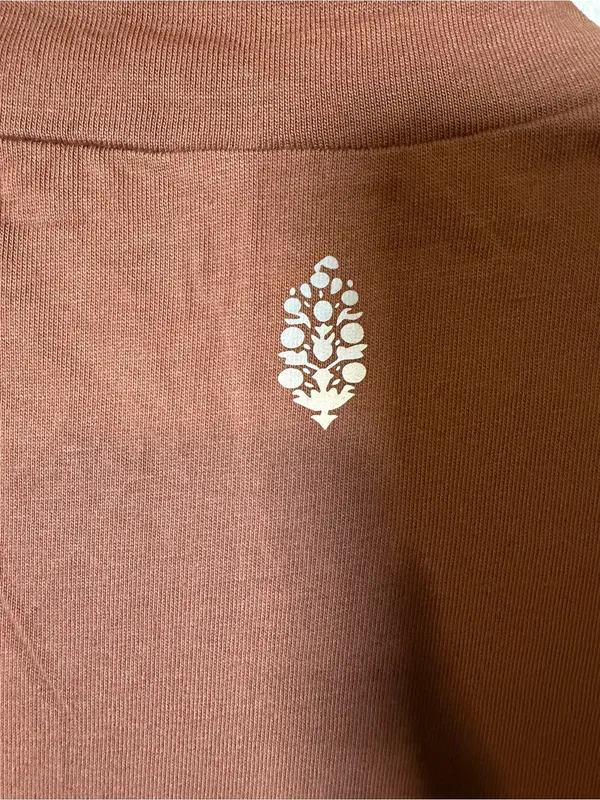 NWOT XS Free people movement brown mock neck long sleeve shirt - Image 4