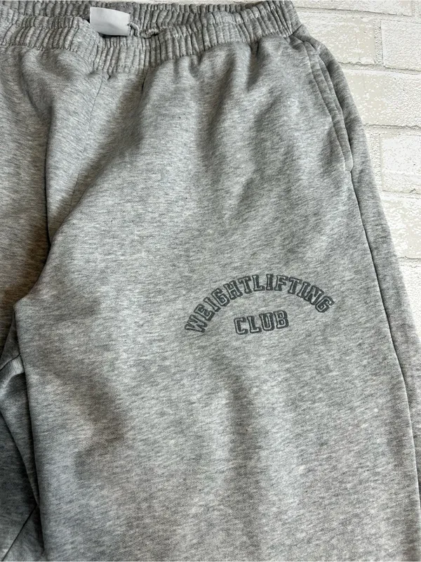 Gymshark Weight Lifting Club Jogger Women’s Light Gray Size Medium - Image 6