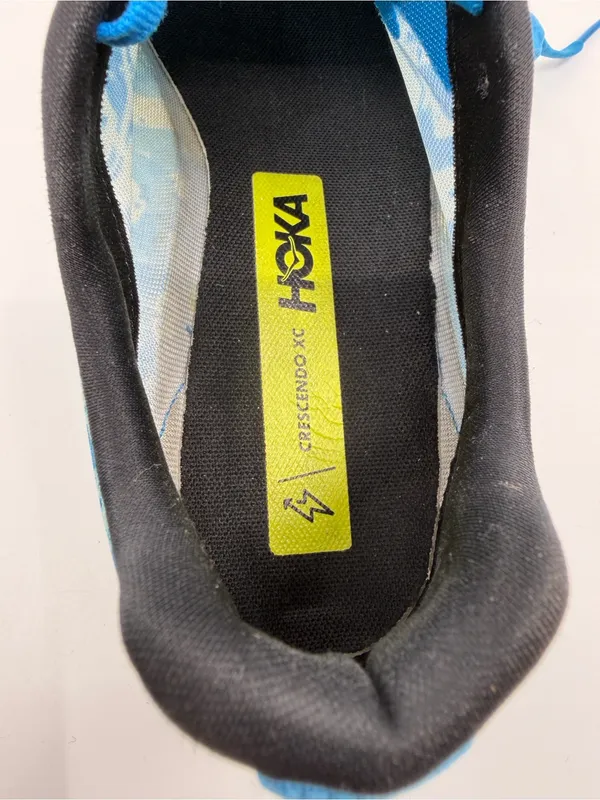 Hoka Crescendo XC racing shoes in the "Diva Blue / Evening Primrose" SZ 10.5 - Image 12