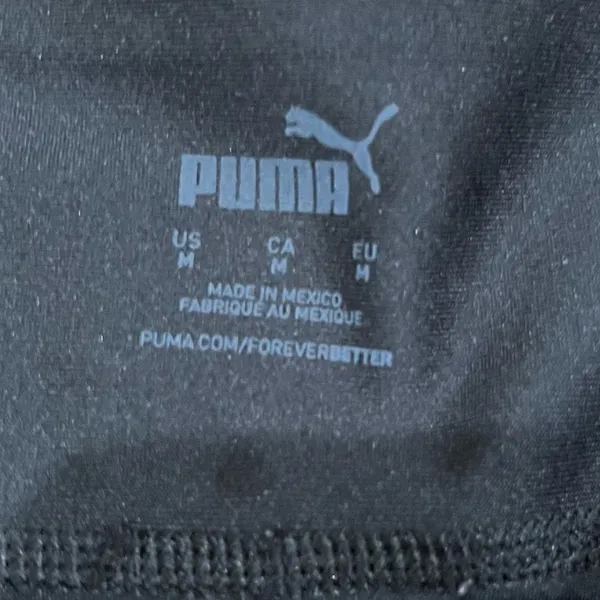 Puma 9 Inch Attitude Shorts Black Biker Shorts Women’s Medium - Image 4