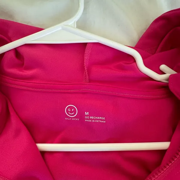 Gilly Hicks Pink Zip-Up Hoodie - Image 2