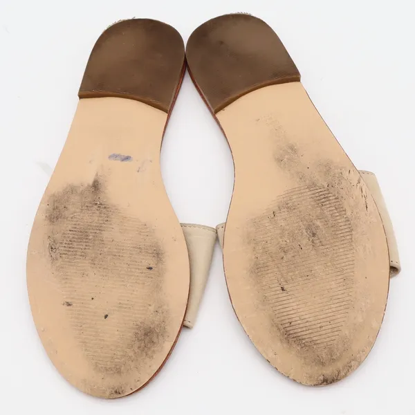 Gap Womens Flat Slide Sandals Iconic Khaki Brown Minimalist Slip On Size 6 - Image 10