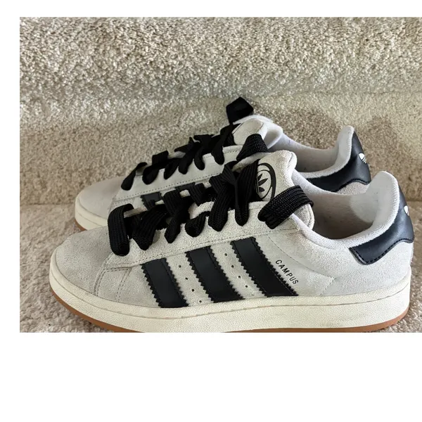 Adidas Campus 00s Suede Sneakers Grey Black Chunky Laces Women’s 8 - Image 11