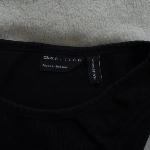 ASOS Black Racerback Tank Top - Image 3
