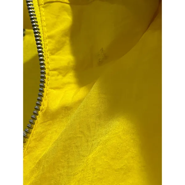 Free‎ People Movement Yellow Babydoll Windbreaker Zip Up Jacket XS Neon - Image 4