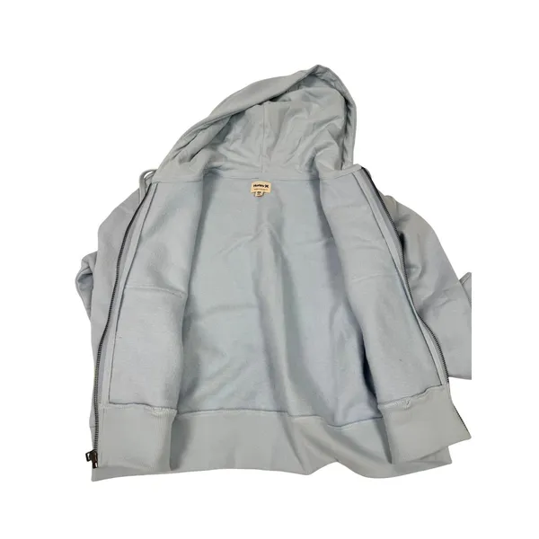 NWT‎ Hurley Womens Full Zip Hoodie Skyway Blue Costa Mesa CA Fleece XS - Image 3