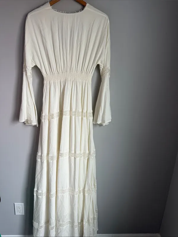 NEW The Jetset Diaries hammock maxi dress in Ivory Medium - Image 3
