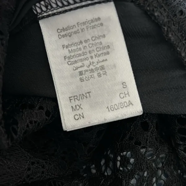 Étam lace trim tank top Black - Image 4