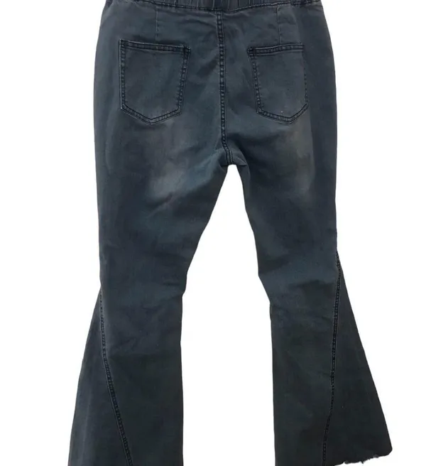 High waisted Distressed flare jeans Blue Size XL - Image 5