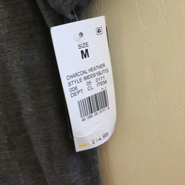 FINAL MARKDOWN NWT ladies nostalgic tee medium Gray - Image 2