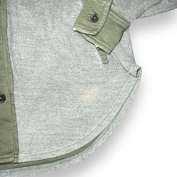Free People Ruby Jacket Womens XS Green NWT Shacket Fleece OB1468375 Jaded‎ - Image 4