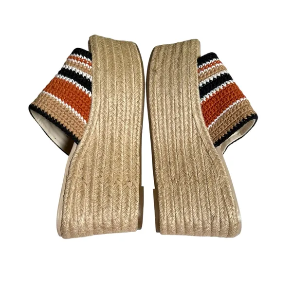 Marc Fisher Lannia Platform‎ Sandal Espadrille Slip-On Size 9 boho resort - Image 4