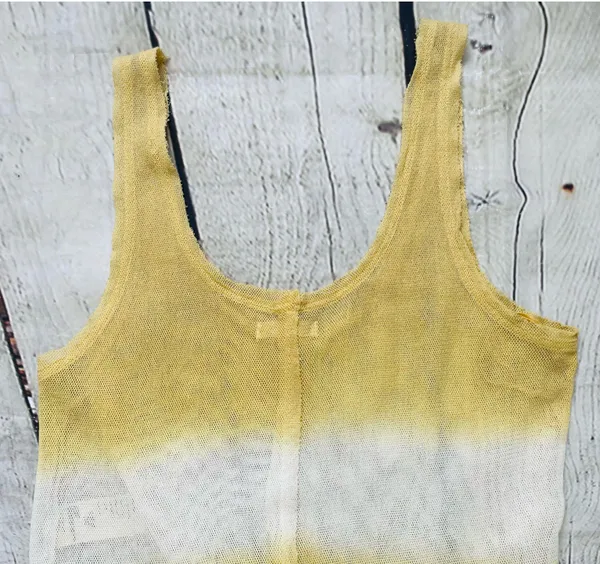 Joni Mid Summer Gold Comb Knit Tank - Image 8