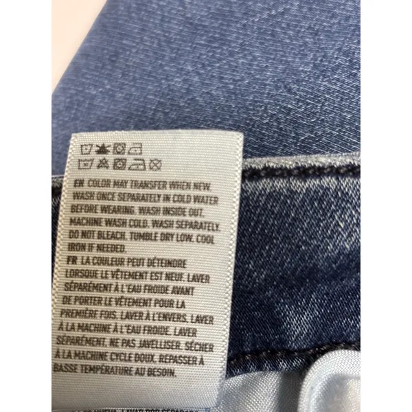 American Eagle Curvy High-Rise Jeggings Blue Denim Jeans Distressed Size 4‎ - Image 6