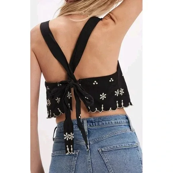 Free People Embroidered Top - Image 2