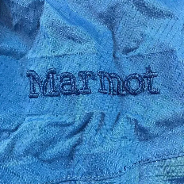 Marmot Women Small Blue Precip Eco Outdoor Waterproof Hooded Rain Jacket - Image 14