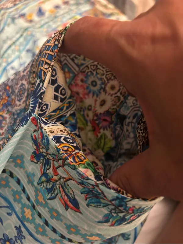 Rhea embellished resort-wear kaftan maxi dress Size S/M. - Image 8