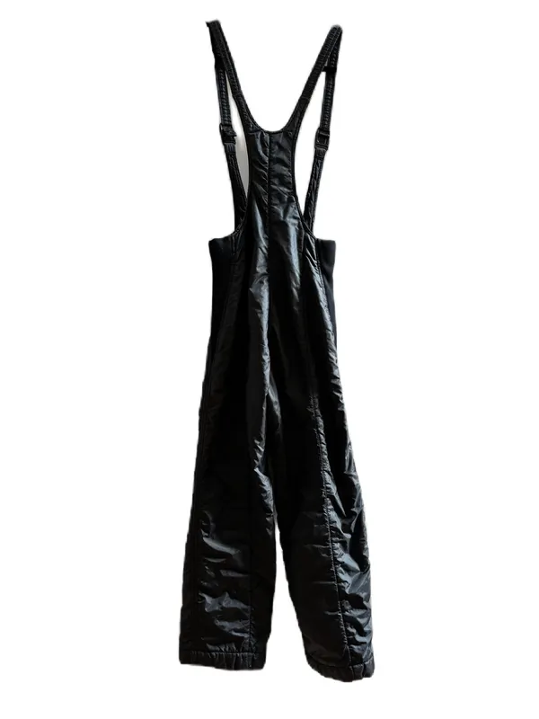 Vintage Alpine Reflections Black Ski Bib Snow Pants Women’s Small Suspender Over - Image 6