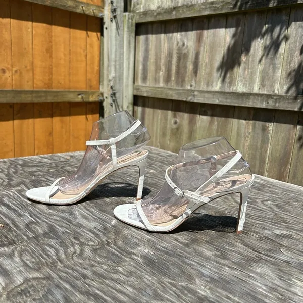 Sam Edelman Women's Doran Heeled Sandal‎ size 9 white - Image 3