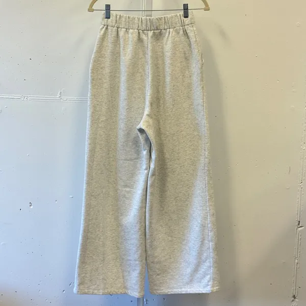 Halara Wide Leg Pleated Sweatpants Heathered Grey High Rise Size Sm Regular - Image 3