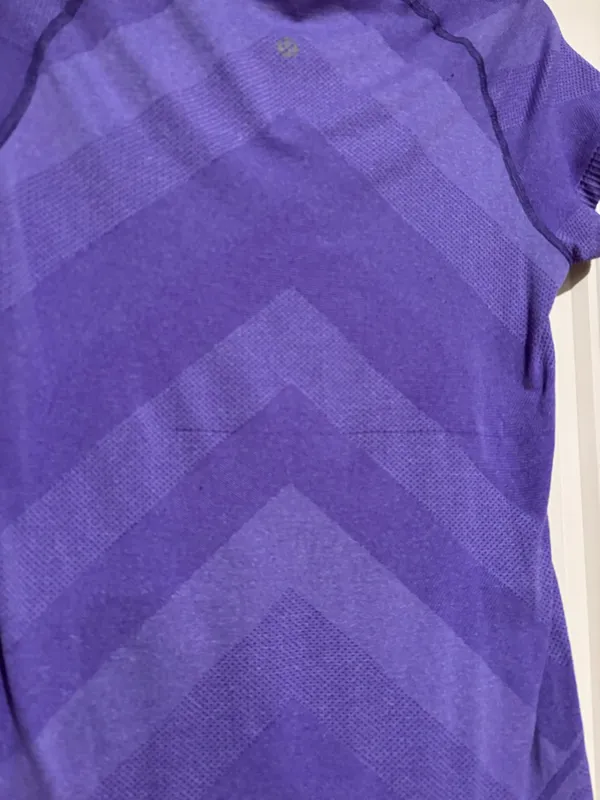 Lululemon Purple Swiftly Tech Short Sleeve Shirt - Image 3