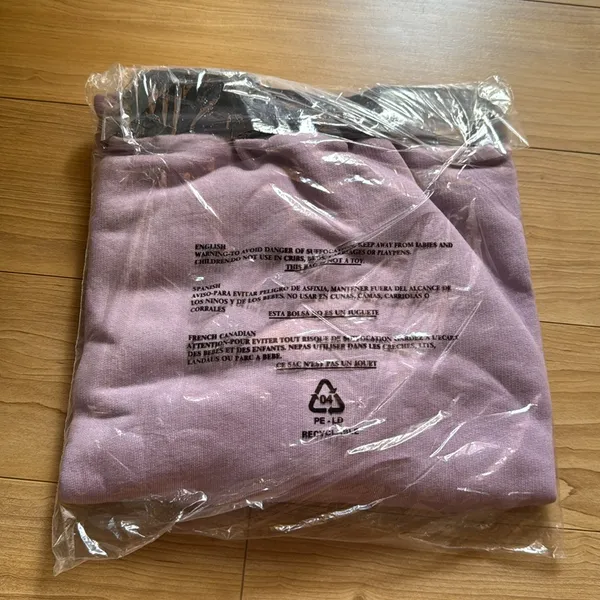 Camp Aspen Contrast Raglan Crewneck Purple Size M - Image 3