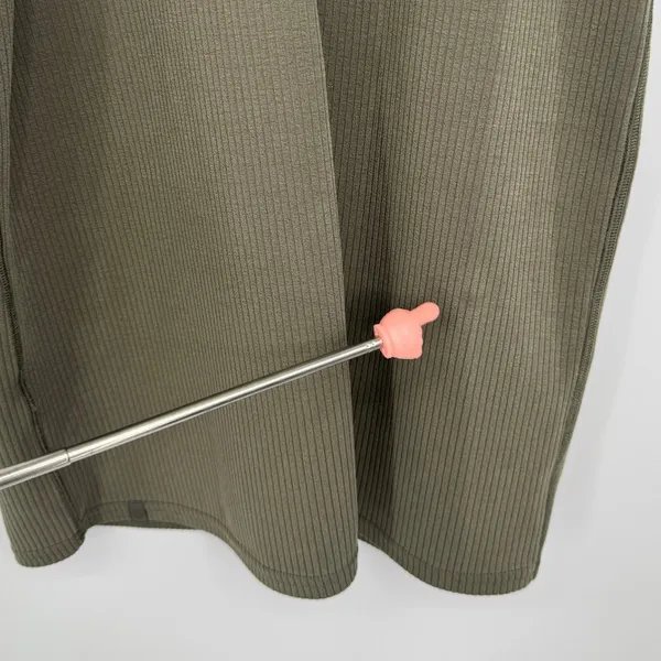 Lululemon Ribbed Softstreme Slim-Fit Tank Dress 8‎ Green Athleisure Casual Mini - Image 7