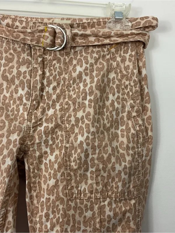 Anthropologie The Wanderer Leopard Pants Womens Size 25 - Image 2