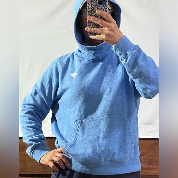 Nike women’s cowneck/hood sweatshirt size large - Image 2