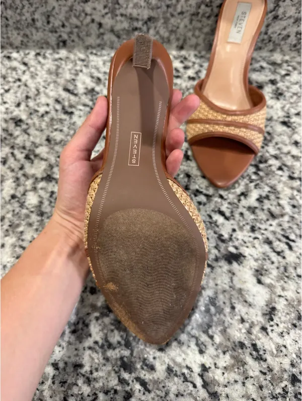 Steven by Steve Madden Raffia kitten heel - Image 3