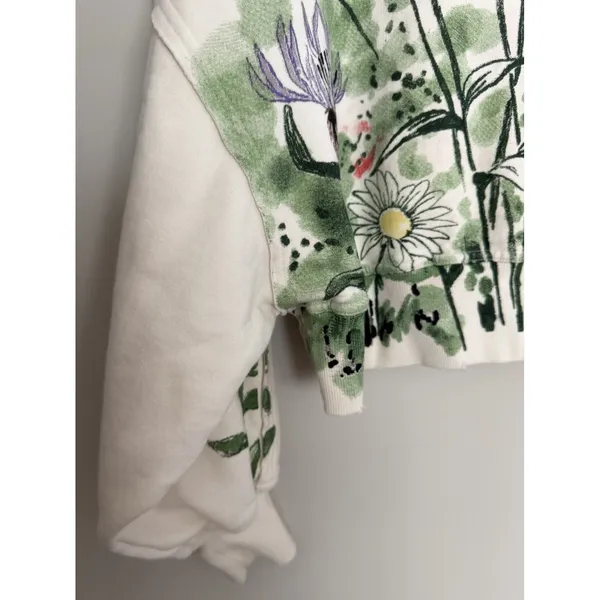 Free People Gaia Sweatshirt Floral Combo Women's Size XS - Image 14