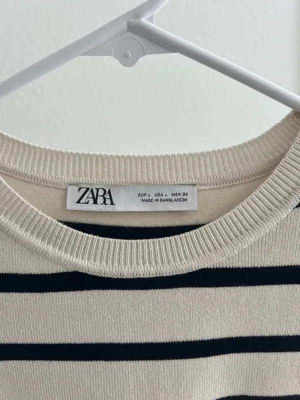 ZARA Striped Top - Image 3