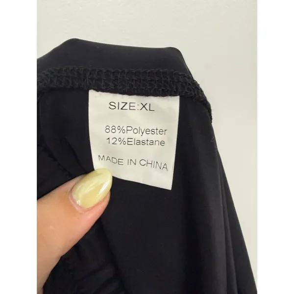 Black Tennis Pickleball Skort Built-In Shorts Pocket XL NWOT - Image 6