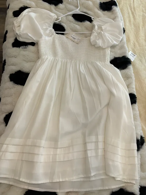 White mini Dress Size M - Image 2