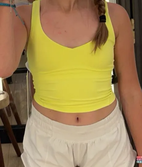 Lululemon Neon Yellow Align Tank - Image 3