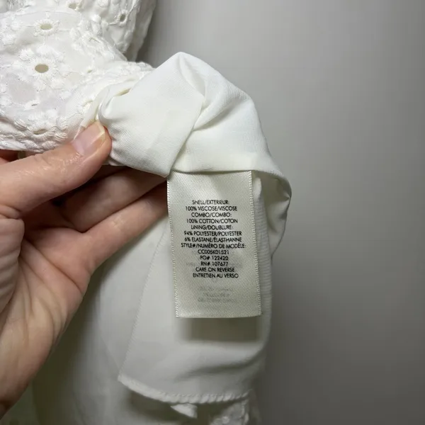 Alice+Olivia SHANTELLA TIERED BUTTON MAXI DRESS in Off White 10 Rush Sorority - Image 11