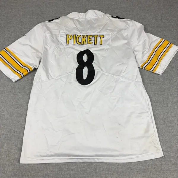 Kenny Pickett Pittsburgh Steelers Jersey Mens XL White NFL Football Nike 8 - Image 10