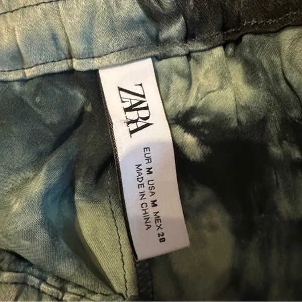 Zara The Batik‎ Blue Tie Dye Pull-On Midi Skirt Sz M - Image 7