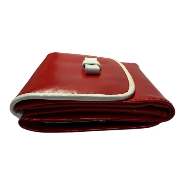 Vintage Rolfs Red Calfskin Leather Wallet | Coin Purse | Snap Closure - Image 5