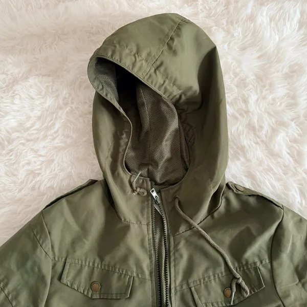 Volcom Olive Green Hooded Women’s Jacket - Image 5