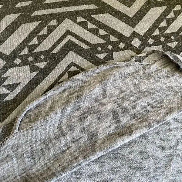Victorias Secret Pink I Hate Running Graphic Tank Black Grey Aztec Green L #1231 - Image 9