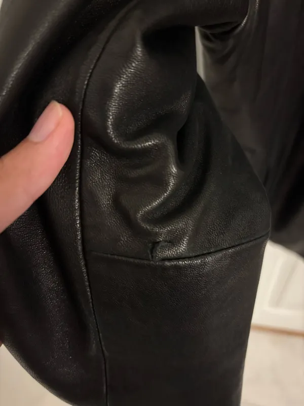 Liz Claiborne Genuine Leather Jacket Blazer - Image 4